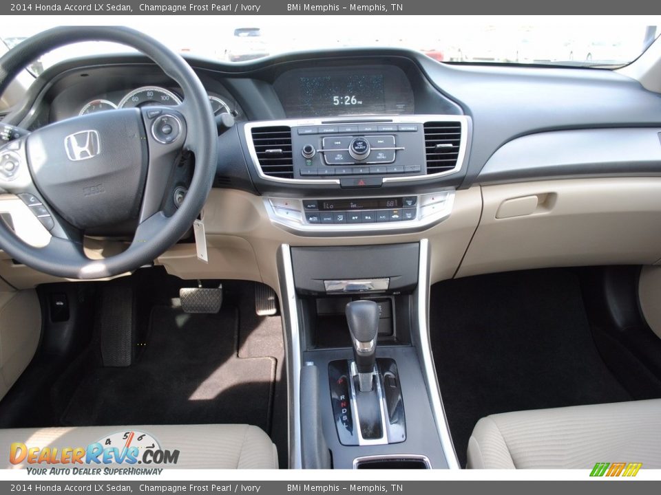 2014 Honda Accord LX Sedan Champagne Frost Pearl / Ivory Photo #9