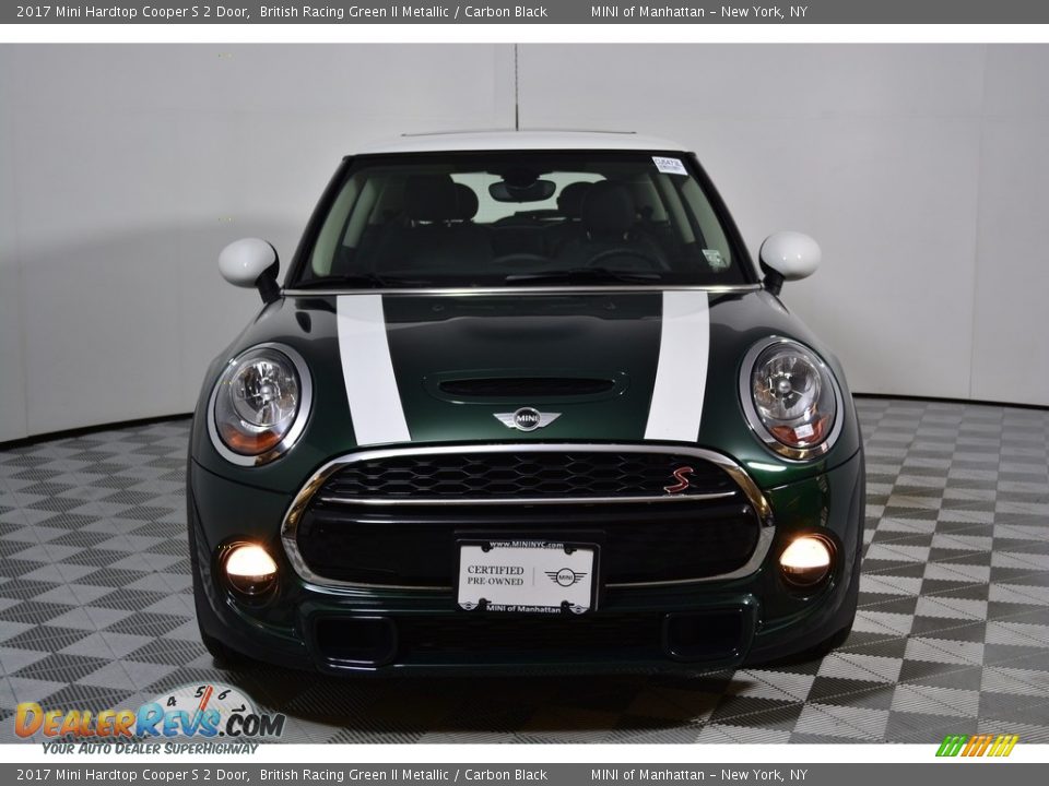 2017 Mini Hardtop Cooper S 2 Door British Racing Green II Metallic / Carbon Black Photo #2