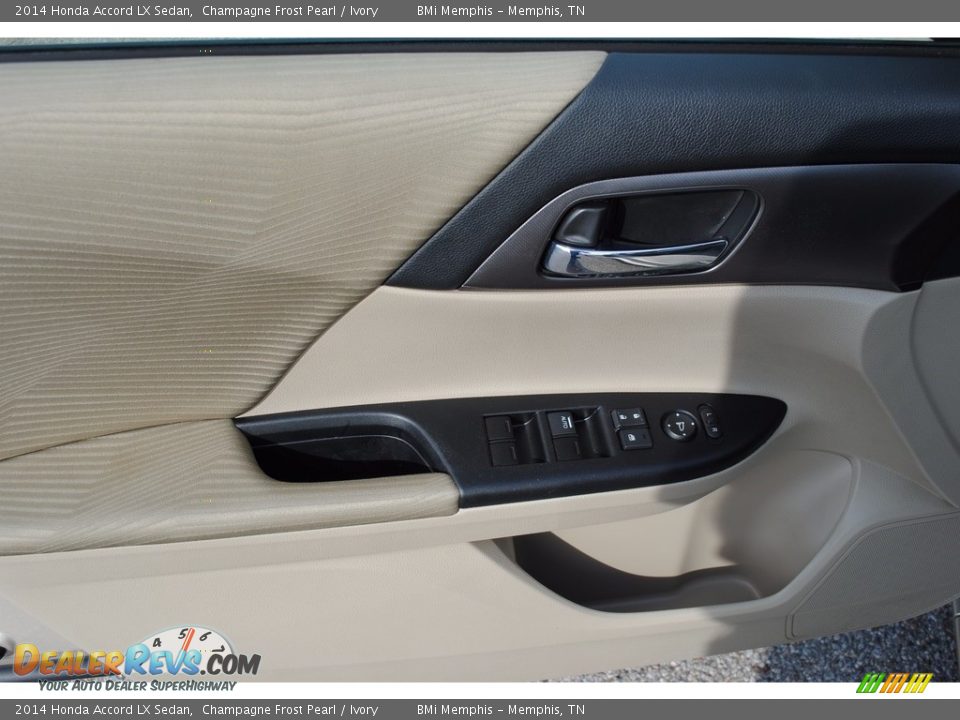 2014 Honda Accord LX Sedan Champagne Frost Pearl / Ivory Photo #10