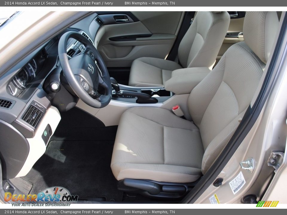 2014 Honda Accord LX Sedan Champagne Frost Pearl / Ivory Photo #11