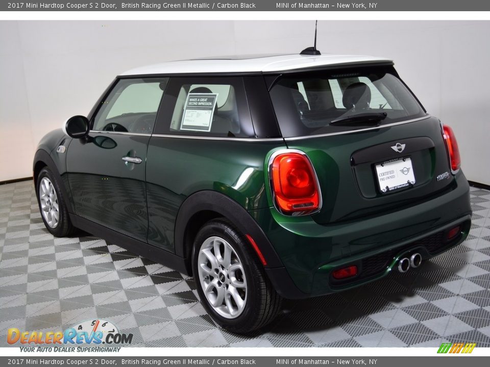 2017 Mini Hardtop Cooper S 2 Door British Racing Green II Metallic / Carbon Black Photo #4