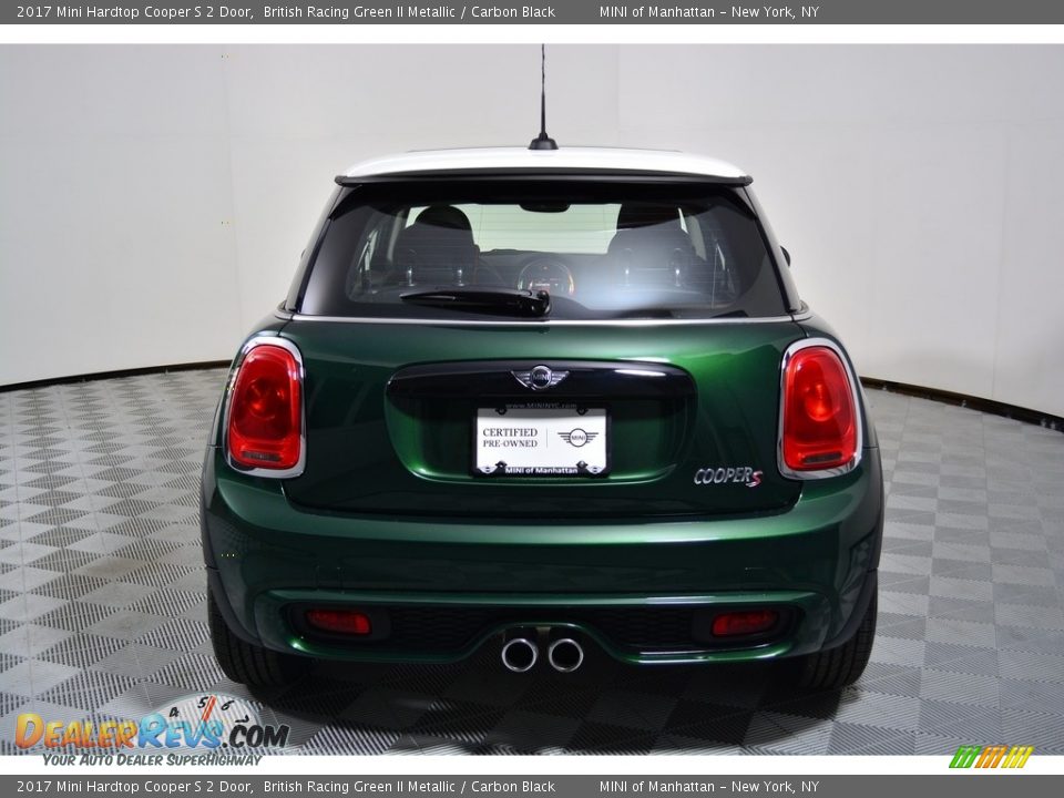2017 Mini Hardtop Cooper S 2 Door British Racing Green II Metallic / Carbon Black Photo #5