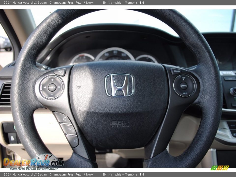 2014 Honda Accord LX Sedan Champagne Frost Pearl / Ivory Photo #13