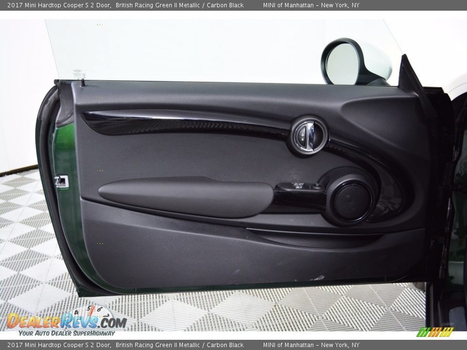 2017 Mini Hardtop Cooper S 2 Door British Racing Green II Metallic / Carbon Black Photo #6