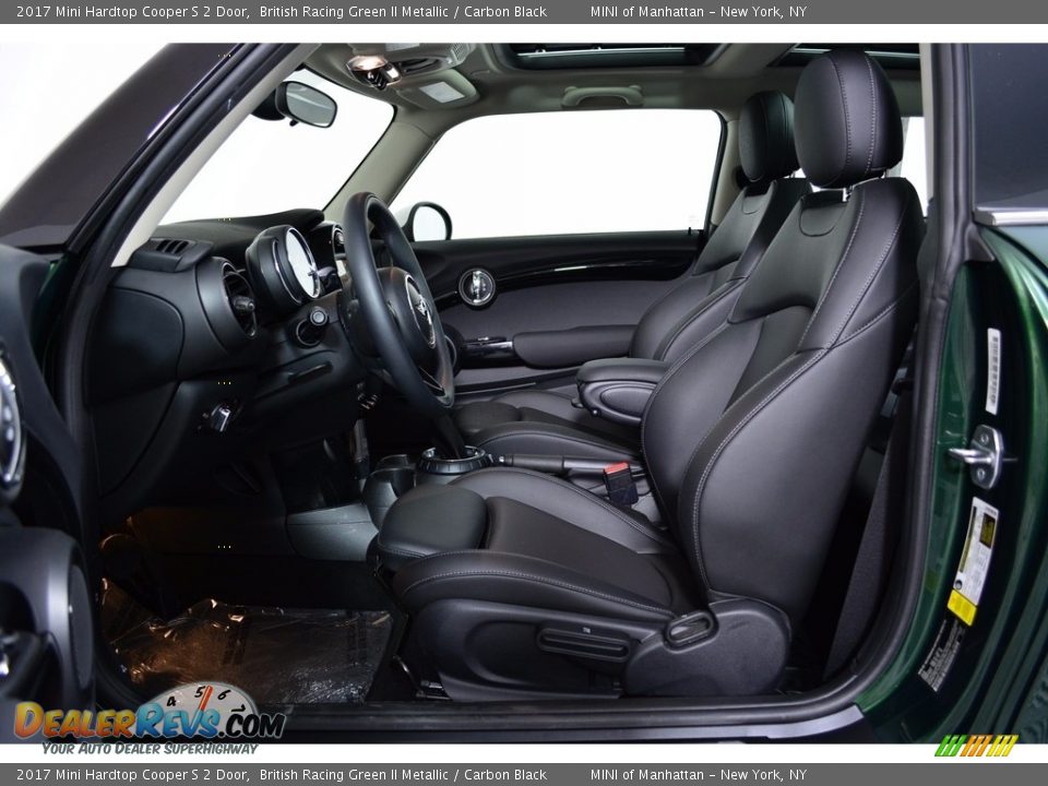 2017 Mini Hardtop Cooper S 2 Door British Racing Green II Metallic / Carbon Black Photo #9