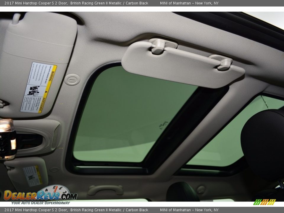 2017 Mini Hardtop Cooper S 2 Door British Racing Green II Metallic / Carbon Black Photo #10