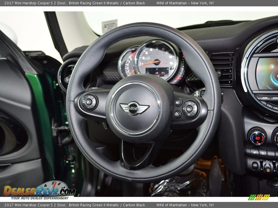 2017 Mini Hardtop Cooper S 2 Door British Racing Green II Metallic / Carbon Black Photo #14