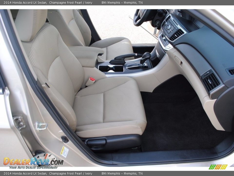 2014 Honda Accord LX Sedan Champagne Frost Pearl / Ivory Photo #27