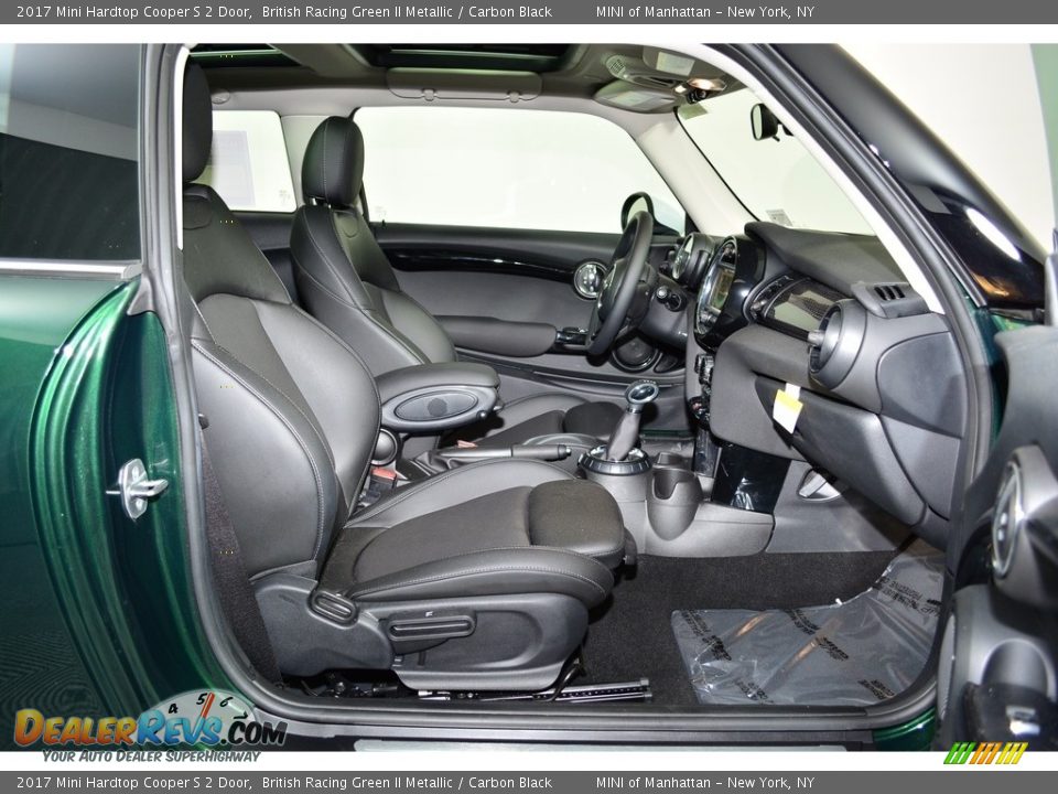 2017 Mini Hardtop Cooper S 2 Door British Racing Green II Metallic / Carbon Black Photo #19