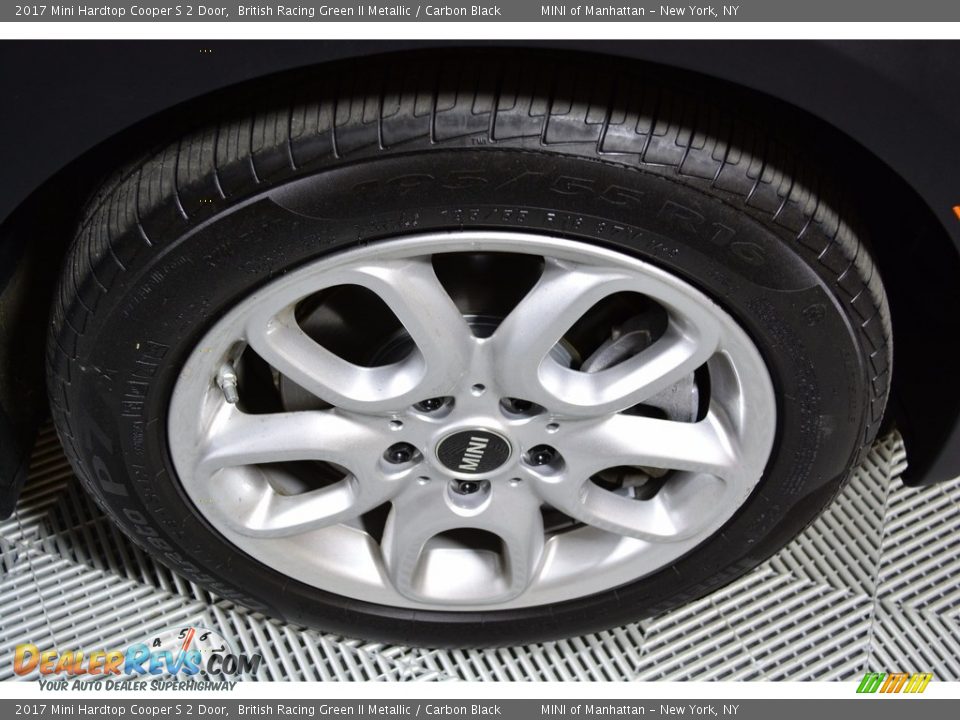 2017 Mini Hardtop Cooper S 2 Door British Racing Green II Metallic / Carbon Black Photo #20