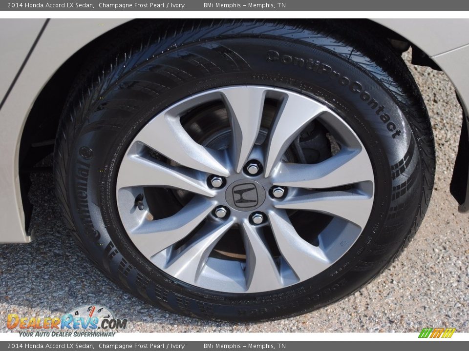 2014 Honda Accord LX Sedan Champagne Frost Pearl / Ivory Photo #31
