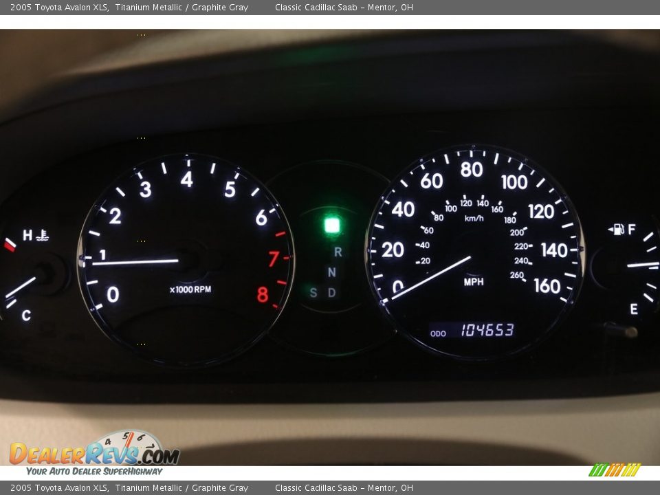 2005 Toyota Avalon XLS Titanium Metallic / Graphite Gray Photo #9