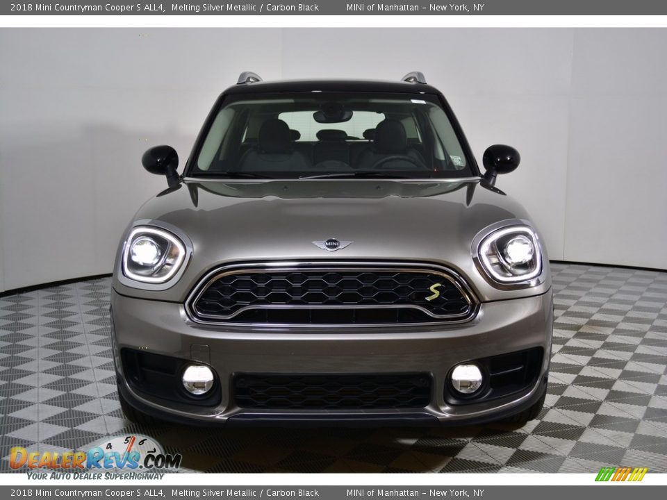 2018 Mini Countryman Cooper S ALL4 Melting Silver Metallic / Carbon Black Photo #2