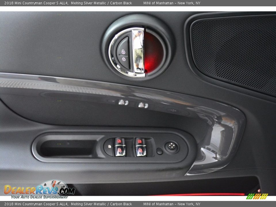 2018 Mini Countryman Cooper S ALL4 Melting Silver Metallic / Carbon Black Photo #7