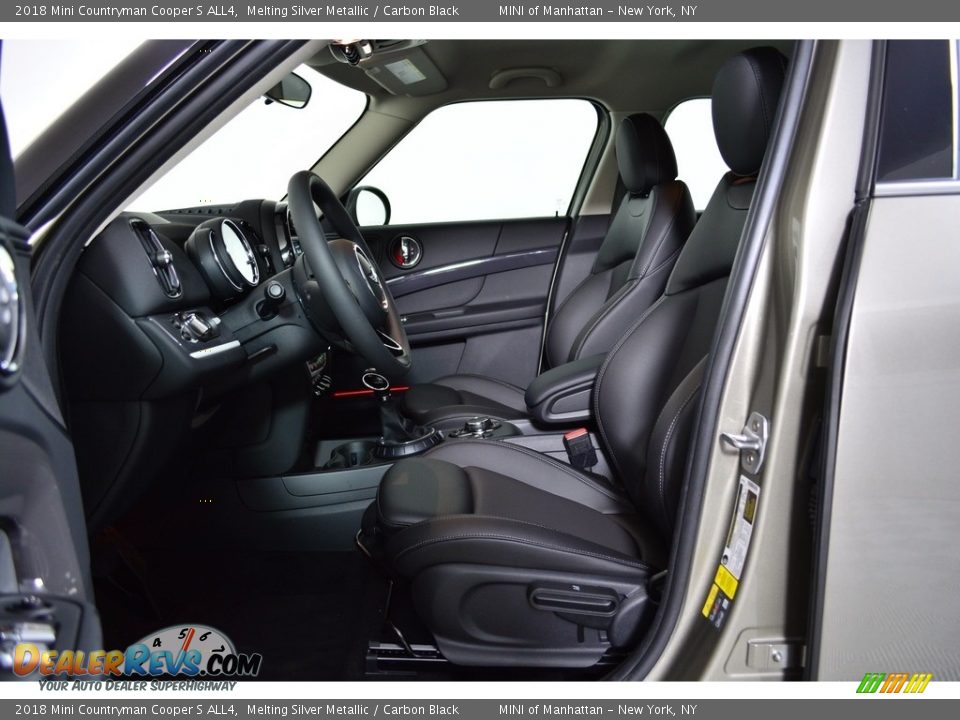 2018 Mini Countryman Cooper S ALL4 Melting Silver Metallic / Carbon Black Photo #9