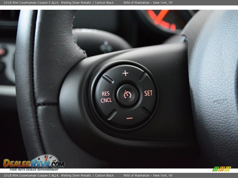 2018 Mini Countryman Cooper S ALL4 Melting Silver Metallic / Carbon Black Photo #14
