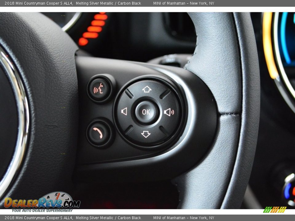2018 Mini Countryman Cooper S ALL4 Melting Silver Metallic / Carbon Black Photo #15
