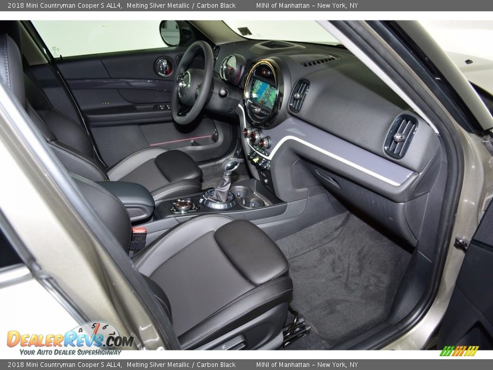 2018 Mini Countryman Cooper S ALL4 Melting Silver Metallic / Carbon Black Photo #20
