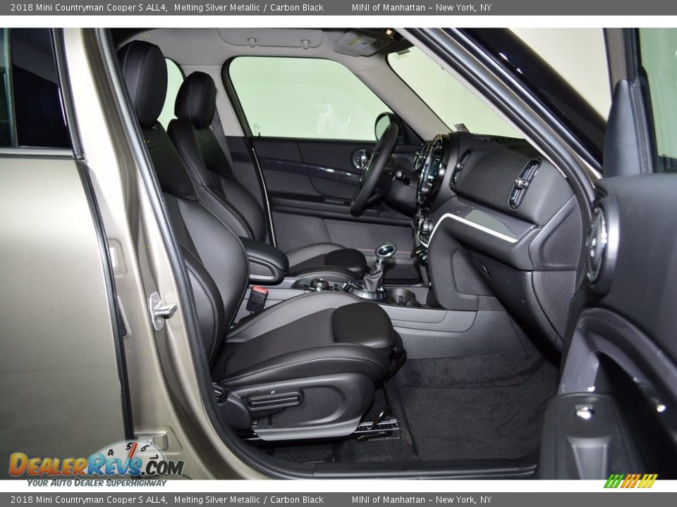 2018 Mini Countryman Cooper S ALL4 Melting Silver Metallic / Carbon Black Photo #21
