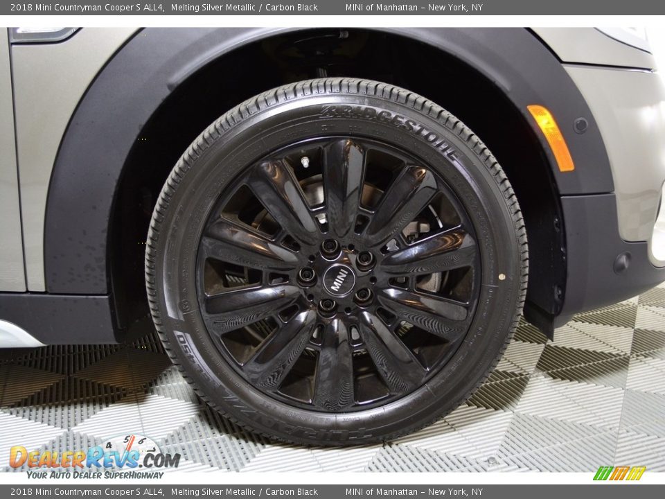 2018 Mini Countryman Cooper S ALL4 Melting Silver Metallic / Carbon Black Photo #22