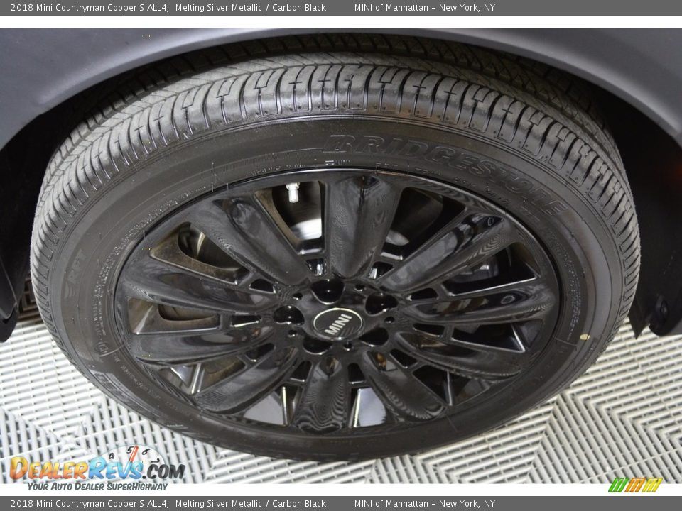 2018 Mini Countryman Cooper S ALL4 Melting Silver Metallic / Carbon Black Photo #23