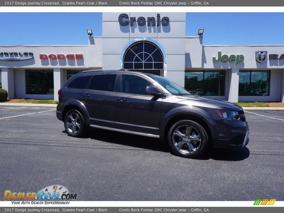 2017 Dodge Journey Crossroad Granite Pearl-Coat / Black Photo #1