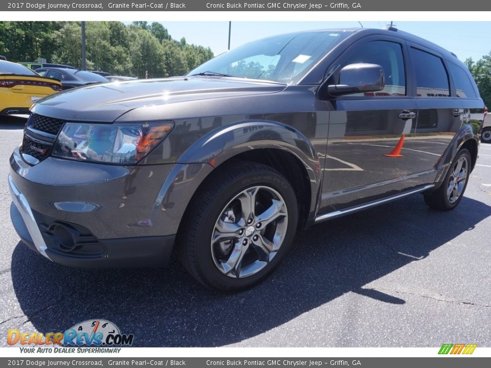 2017 Dodge Journey Crossroad Granite Pearl-Coat / Black Photo #3