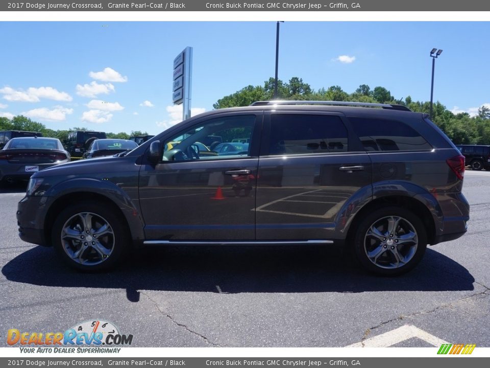 2017 Dodge Journey Crossroad Granite Pearl-Coat / Black Photo #4