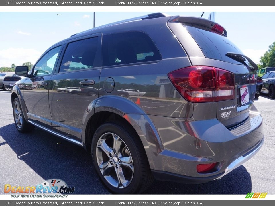2017 Dodge Journey Crossroad Granite Pearl-Coat / Black Photo #5