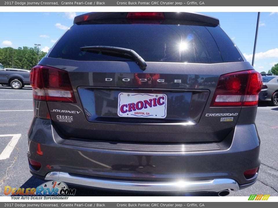 2017 Dodge Journey Crossroad Granite Pearl-Coat / Black Photo #6
