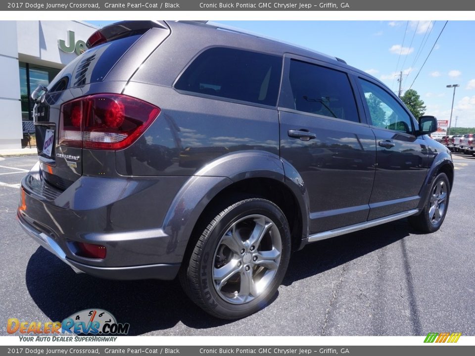 2017 Dodge Journey Crossroad Granite Pearl-Coat / Black Photo #7