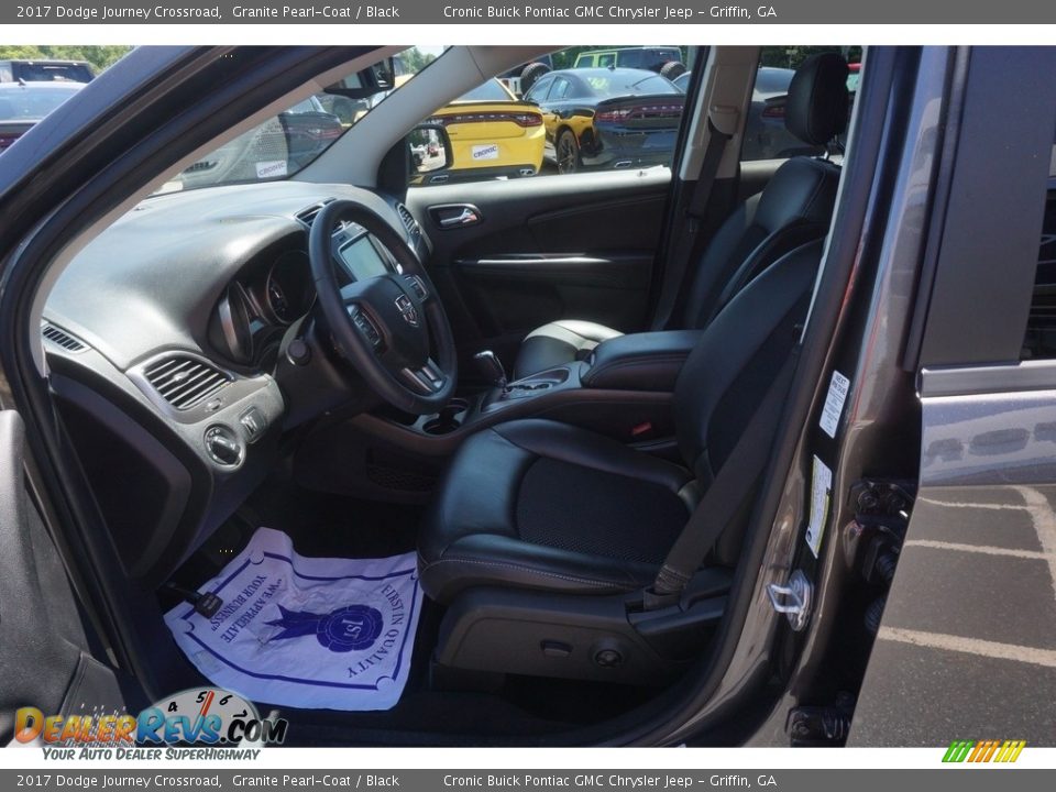 2017 Dodge Journey Crossroad Granite Pearl-Coat / Black Photo #9