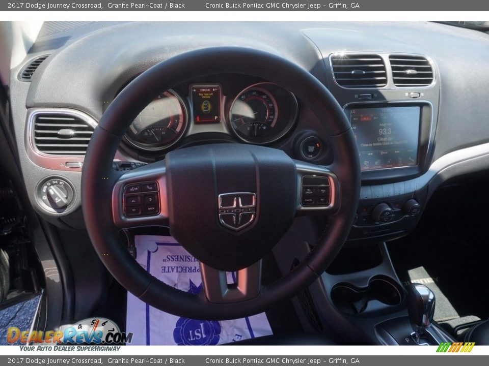 2017 Dodge Journey Crossroad Granite Pearl-Coat / Black Photo #10