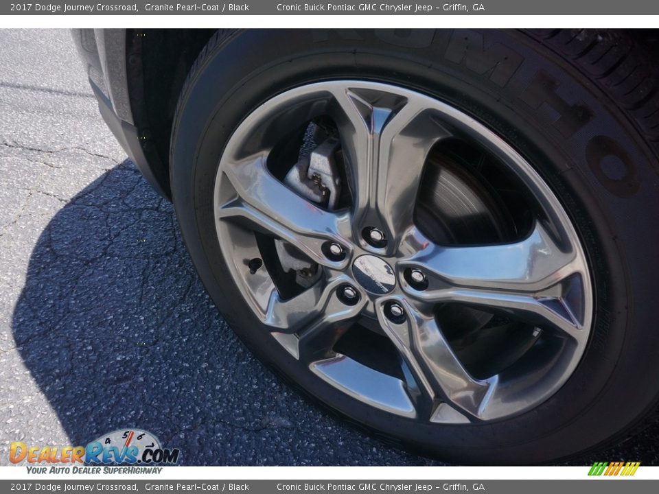 2017 Dodge Journey Crossroad Granite Pearl-Coat / Black Photo #13