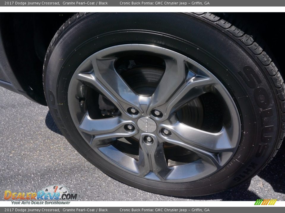 2017 Dodge Journey Crossroad Granite Pearl-Coat / Black Photo #18