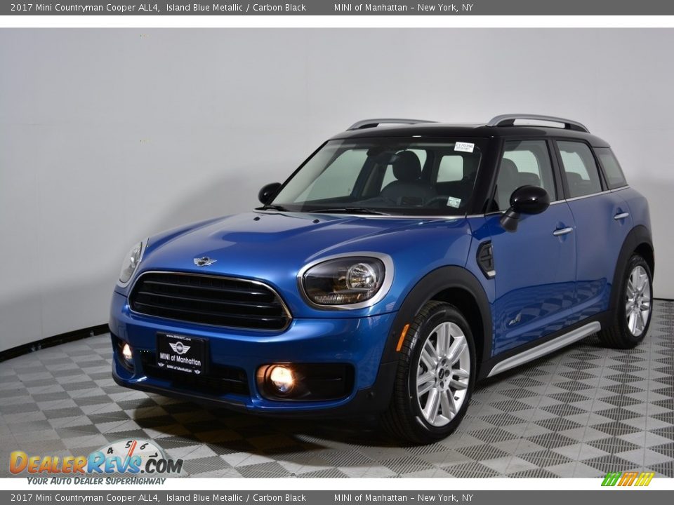 2017 Mini Countryman Cooper ALL4 Island Blue Metallic / Carbon Black Photo #1