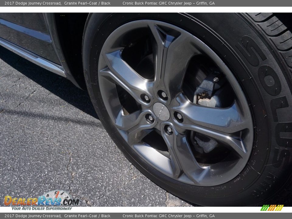 2017 Dodge Journey Crossroad Granite Pearl-Coat / Black Photo #22