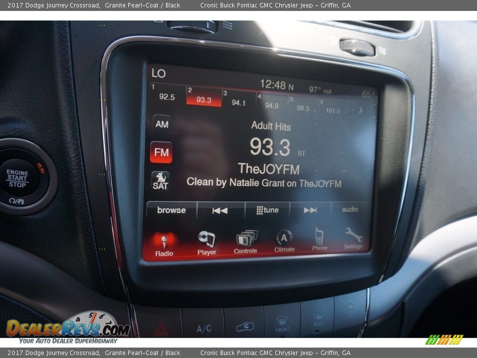 2017 Dodge Journey Crossroad Granite Pearl-Coat / Black Photo #24