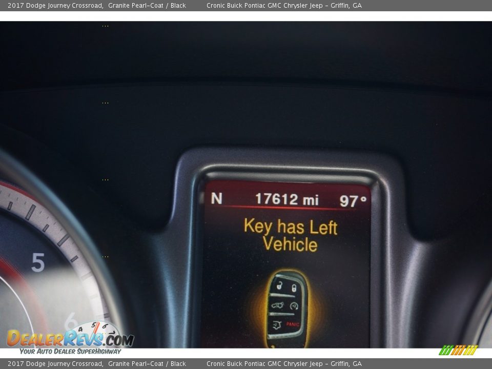 2017 Dodge Journey Crossroad Granite Pearl-Coat / Black Photo #26