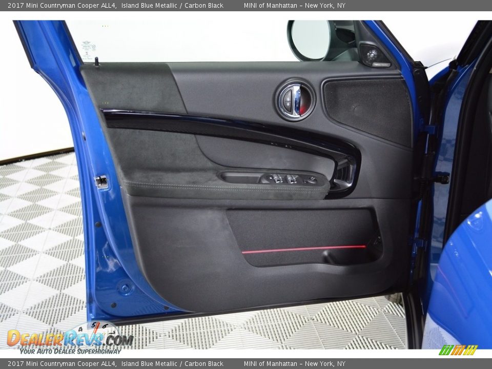 2017 Mini Countryman Cooper ALL4 Island Blue Metallic / Carbon Black Photo #6