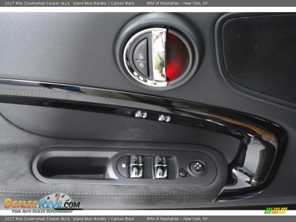 2017 Mini Countryman Cooper ALL4 Island Blue Metallic / Carbon Black Photo #7