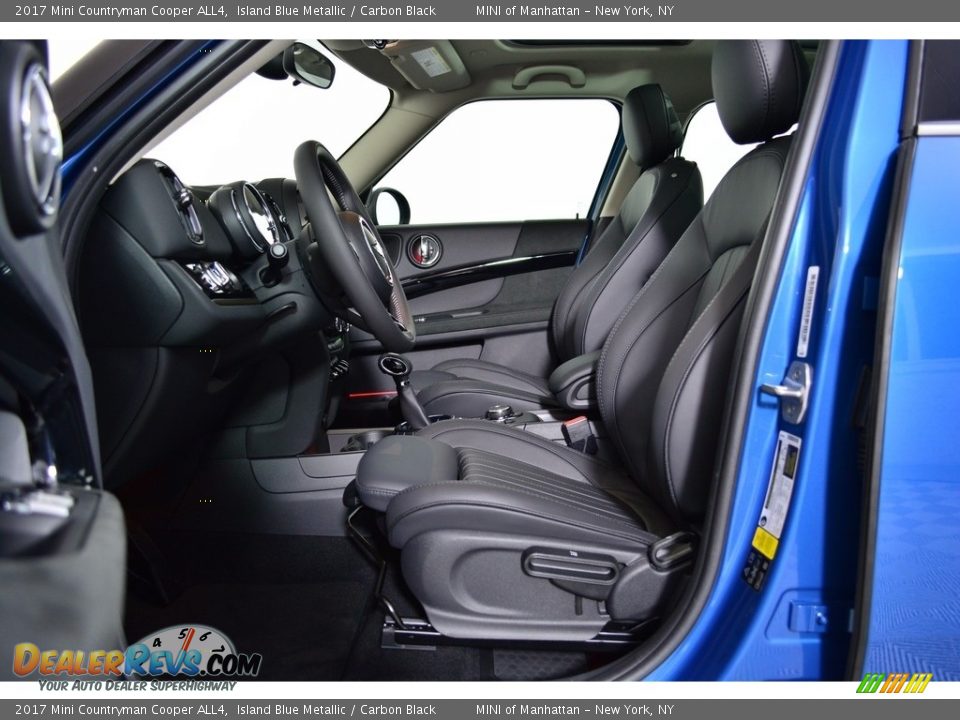 2017 Mini Countryman Cooper ALL4 Island Blue Metallic / Carbon Black Photo #9
