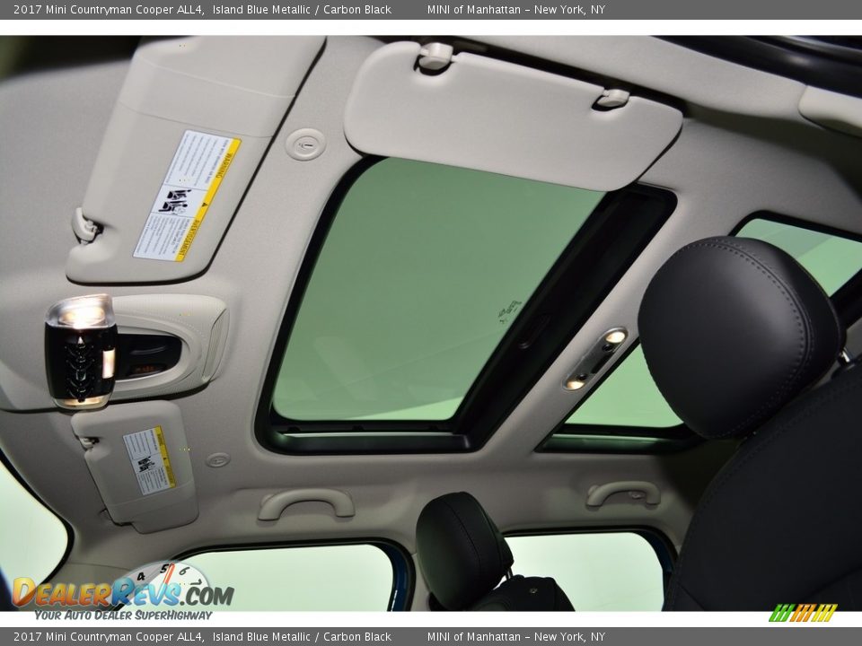 2017 Mini Countryman Cooper ALL4 Island Blue Metallic / Carbon Black Photo #10