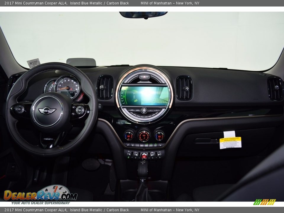 2017 Mini Countryman Cooper ALL4 Island Blue Metallic / Carbon Black Photo #11