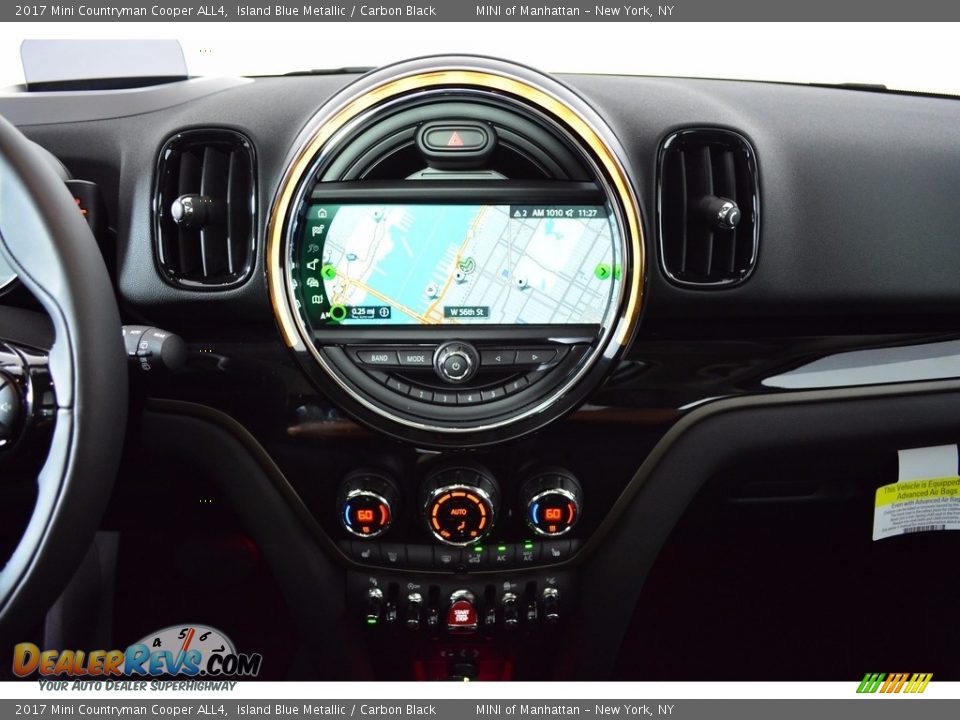 2017 Mini Countryman Cooper ALL4 Island Blue Metallic / Carbon Black Photo #12