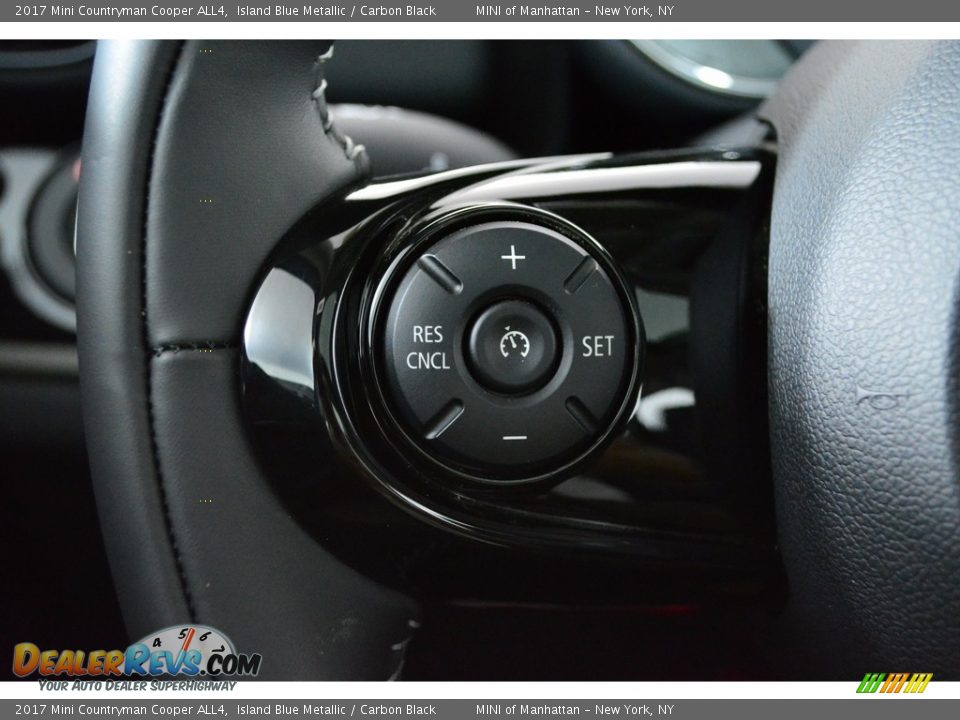 2017 Mini Countryman Cooper ALL4 Island Blue Metallic / Carbon Black Photo #15