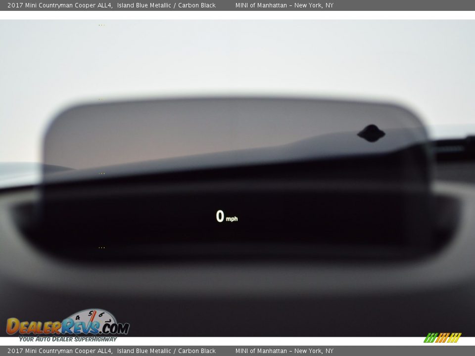 2017 Mini Countryman Cooper ALL4 Island Blue Metallic / Carbon Black Photo #17