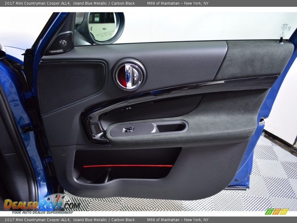 2017 Mini Countryman Cooper ALL4 Island Blue Metallic / Carbon Black Photo #19