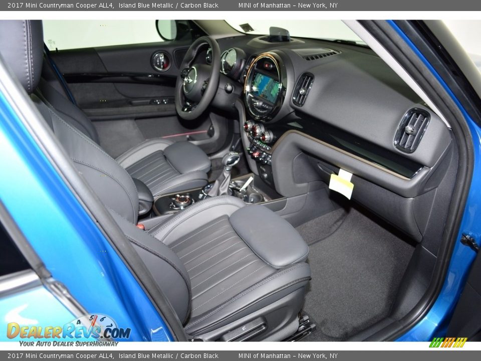 2017 Mini Countryman Cooper ALL4 Island Blue Metallic / Carbon Black Photo #20