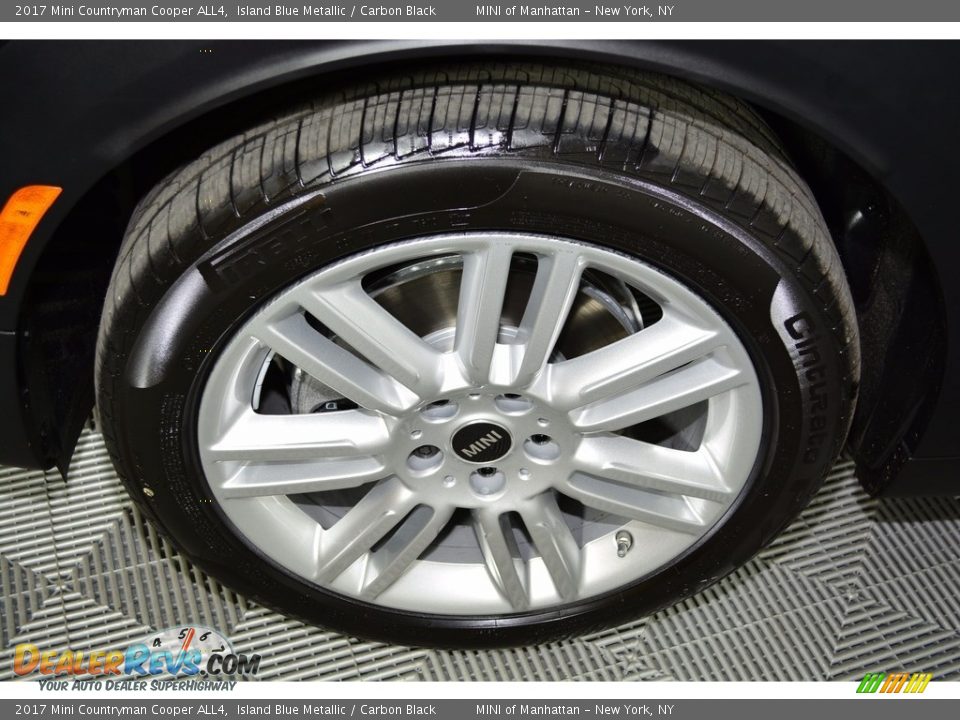 2017 Mini Countryman Cooper ALL4 Island Blue Metallic / Carbon Black Photo #22